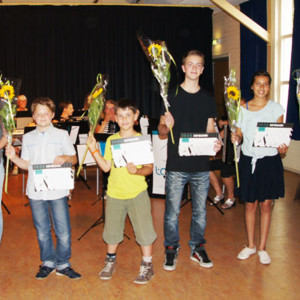 Eerste diploma uitreiking toff! juli 2015